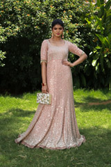 Rose Gold Sequin Gown1961 video